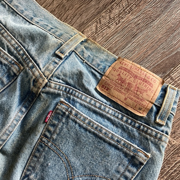 Levi’s 512 Jeans Mud Wash Made in USA Red Tab Slim Fit Straight Leg - 8P M - Picture 4 of 4